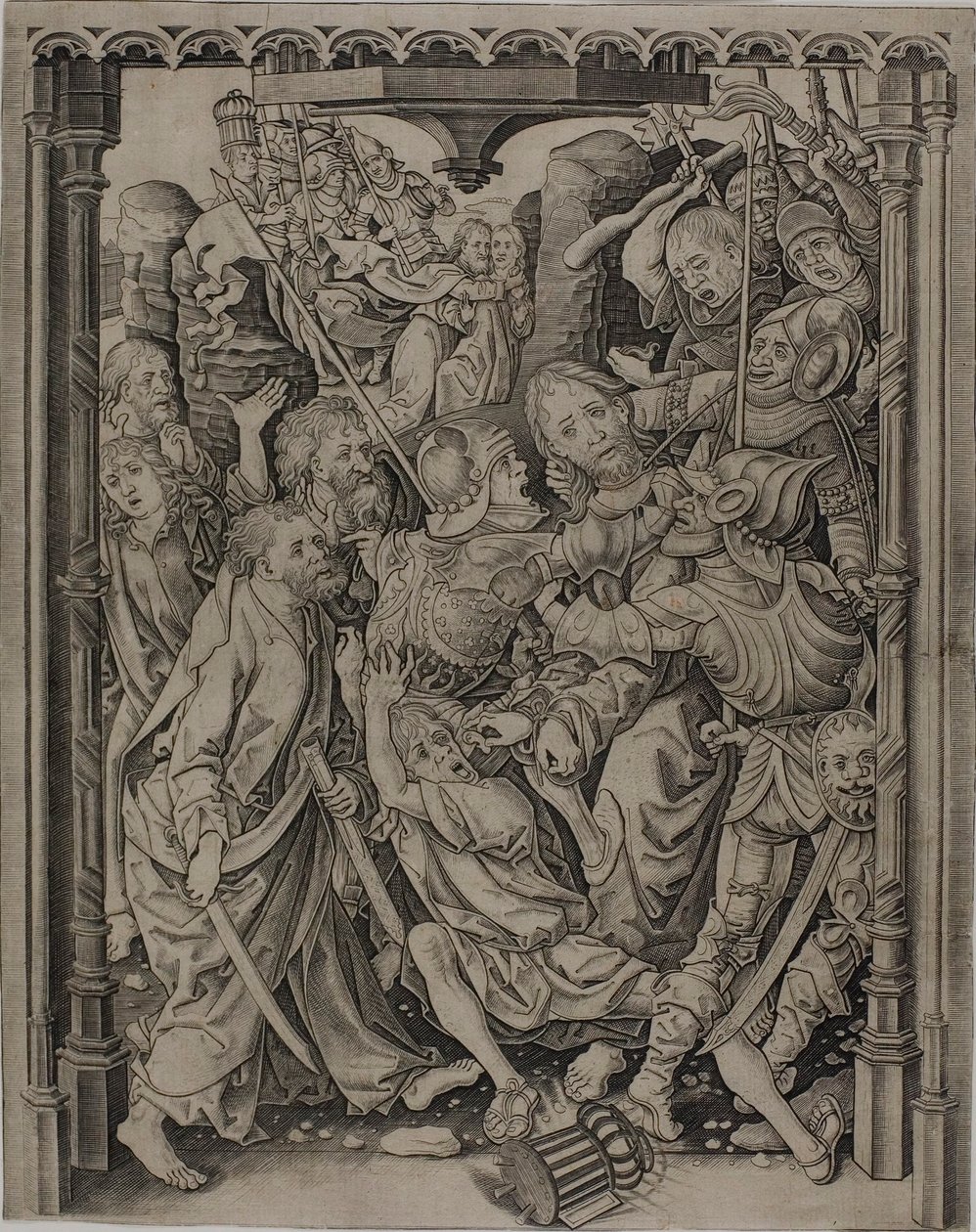 Kristus zajatý od Master I.A.M. of Zwolle