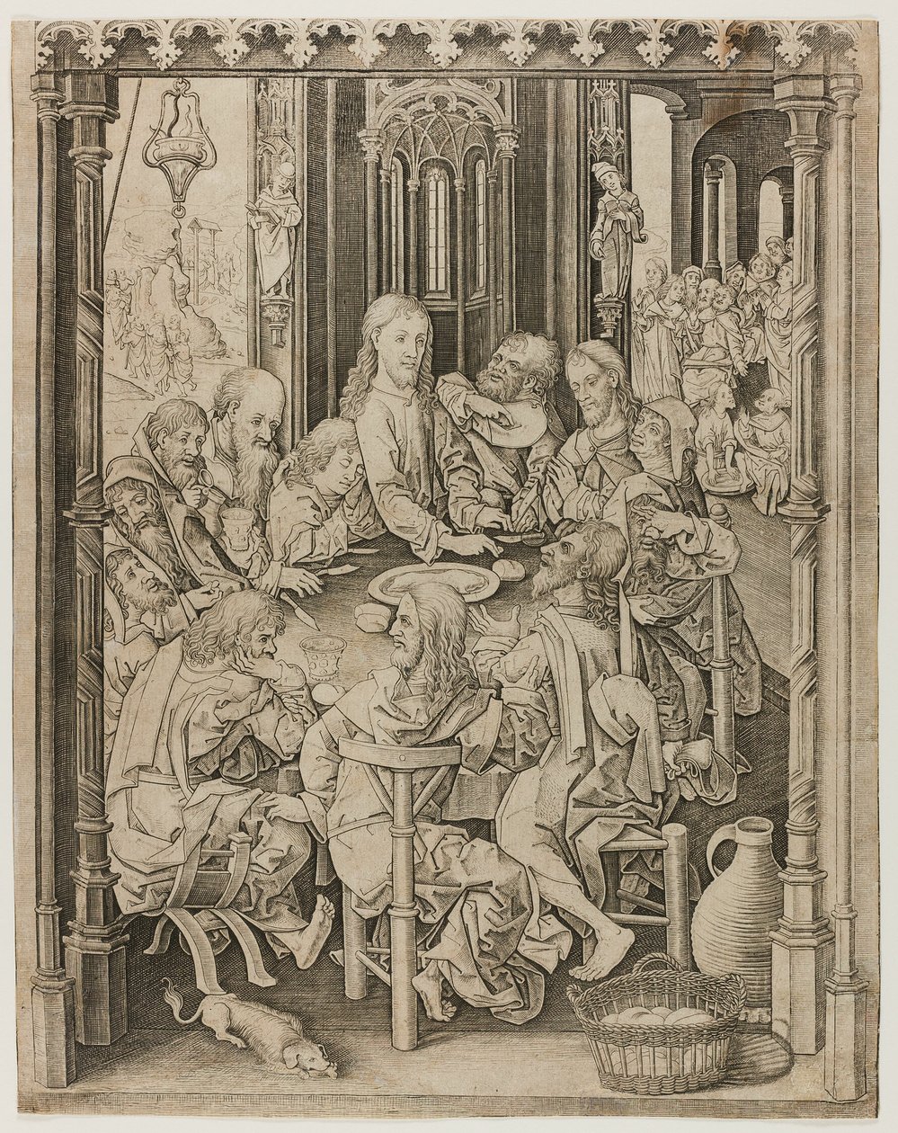 Poslední večeře od Master I.A.M. of Zwolle