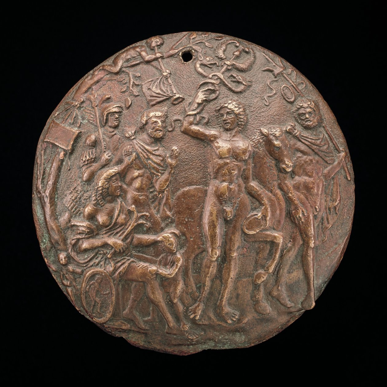 Phaedra a Hippolytus, druhá polovina 15. století. od Master IO.FF.