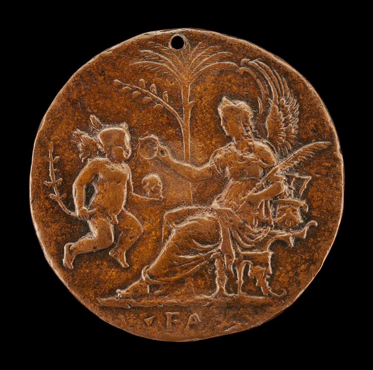 Alegorický výjev [revers], 16. století. od Master I.S.A.