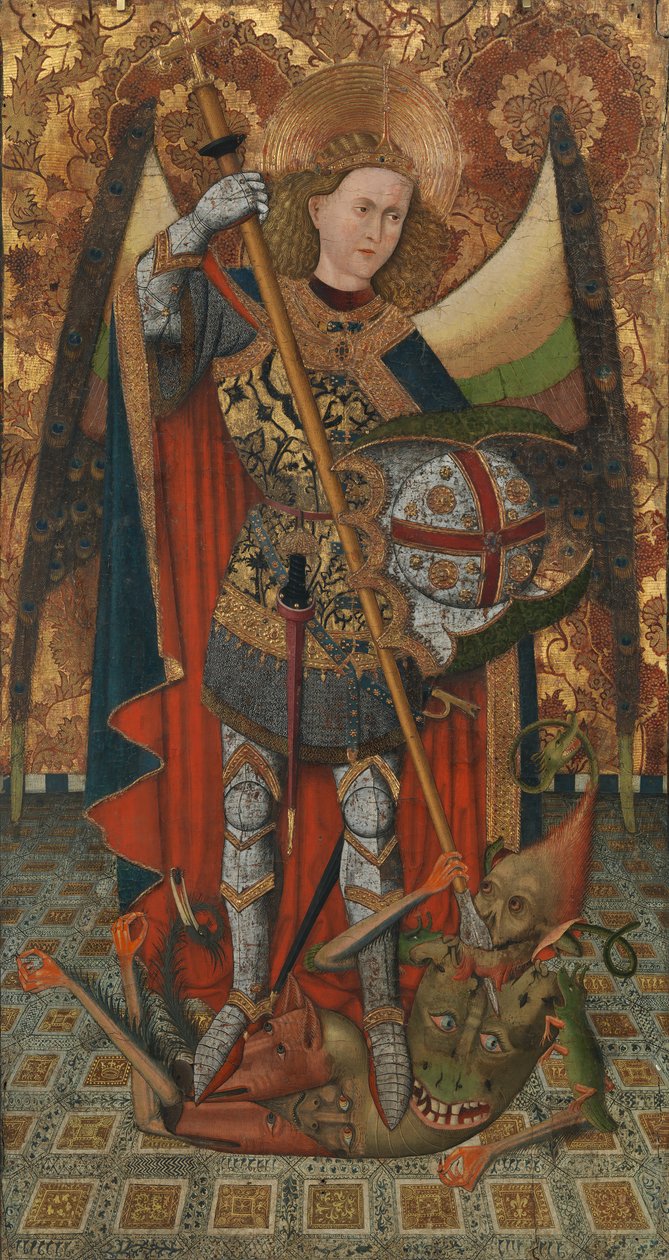 Svatý Michael, 1450-1500. od Master of Belmonte