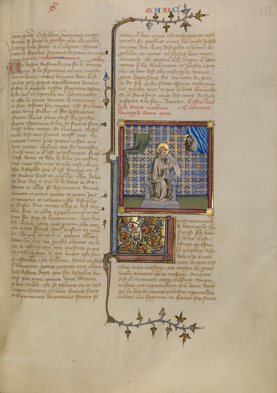 Svatý Marek od Master of Jean de Mandeville