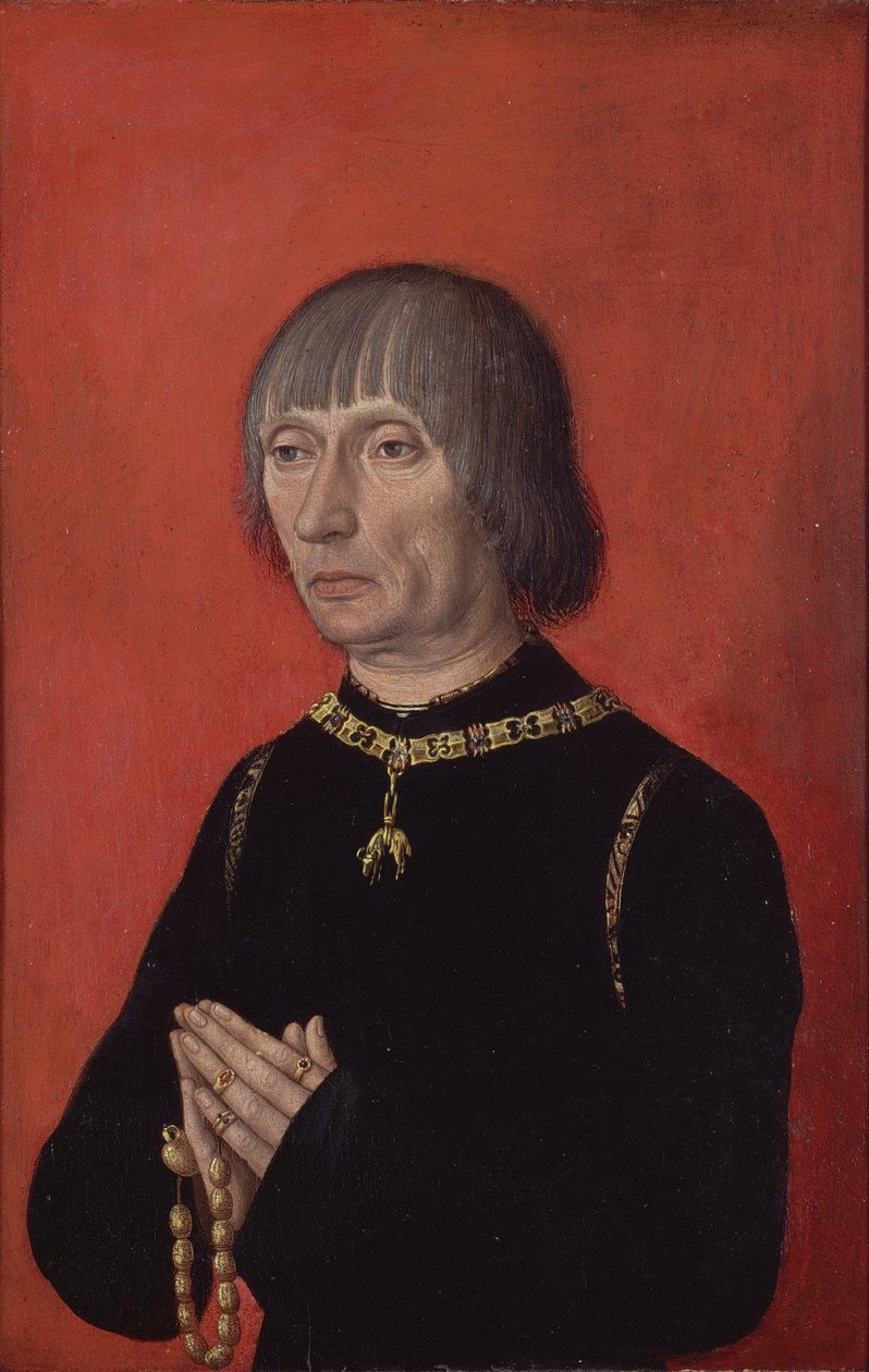 Louis de Gruuthuse od Master of Portraits of Princes