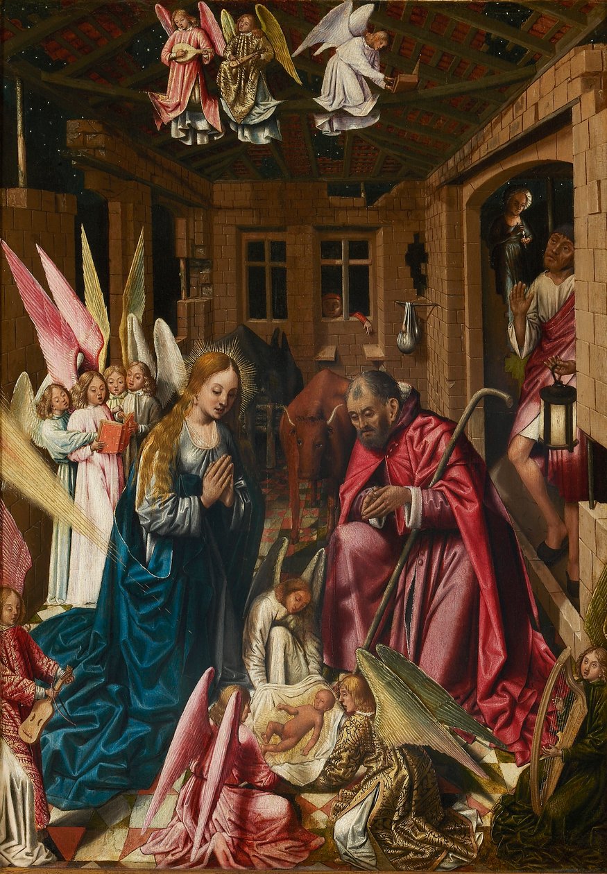 Narození Krista, 1515-1530. od Master of West Flanders