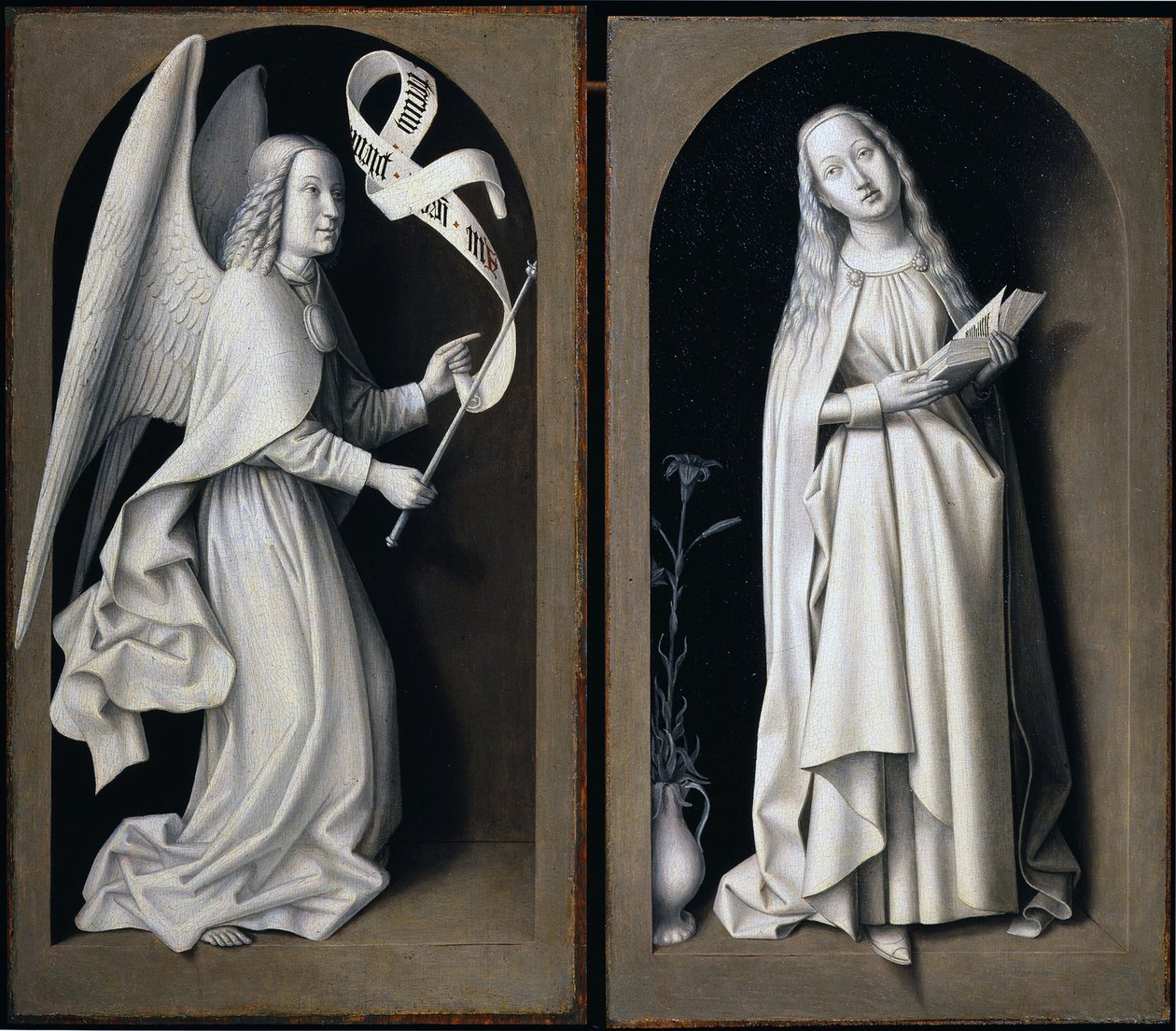 Zvěstování, 1489 od Master of the Baroncelli Portraits