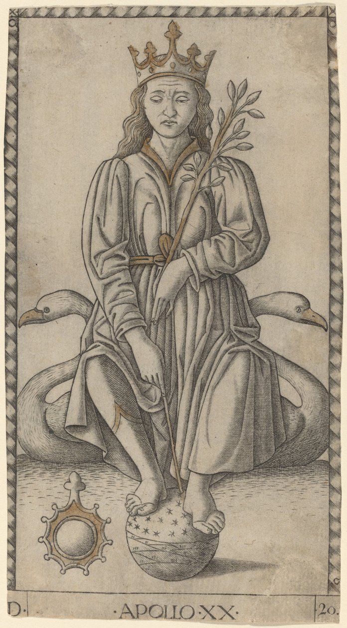 Apollo od Master of the E Series Tarocchi