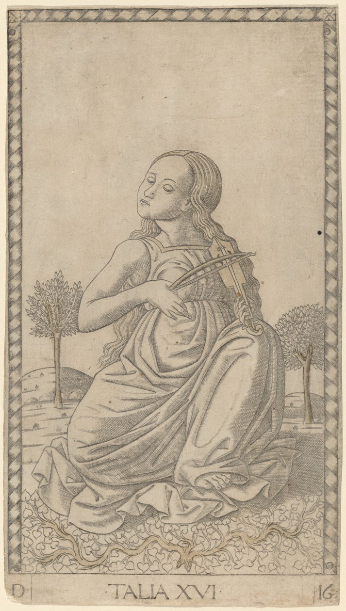 Talia (Thalia) od Master of the E Series Tarocchi