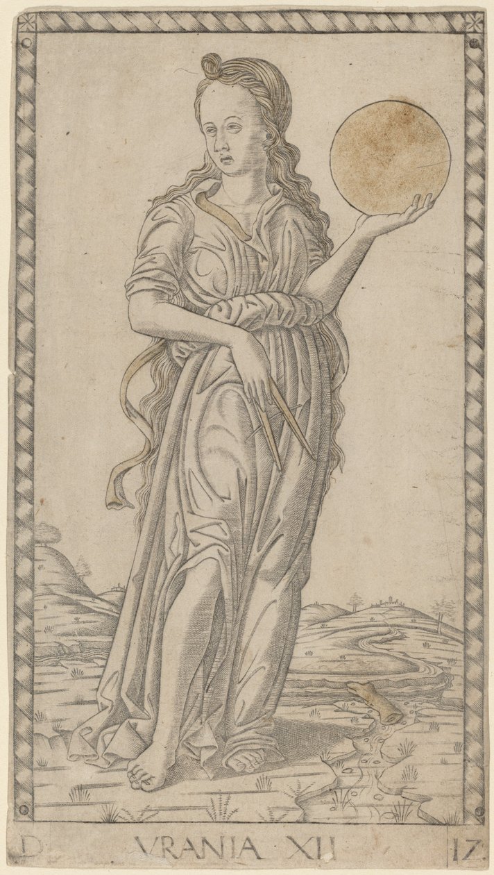 Urania od Master of the E Series Tarocchi