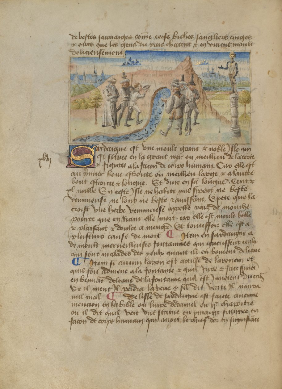 Sardinie od Master of the Geneva Boccaccio
