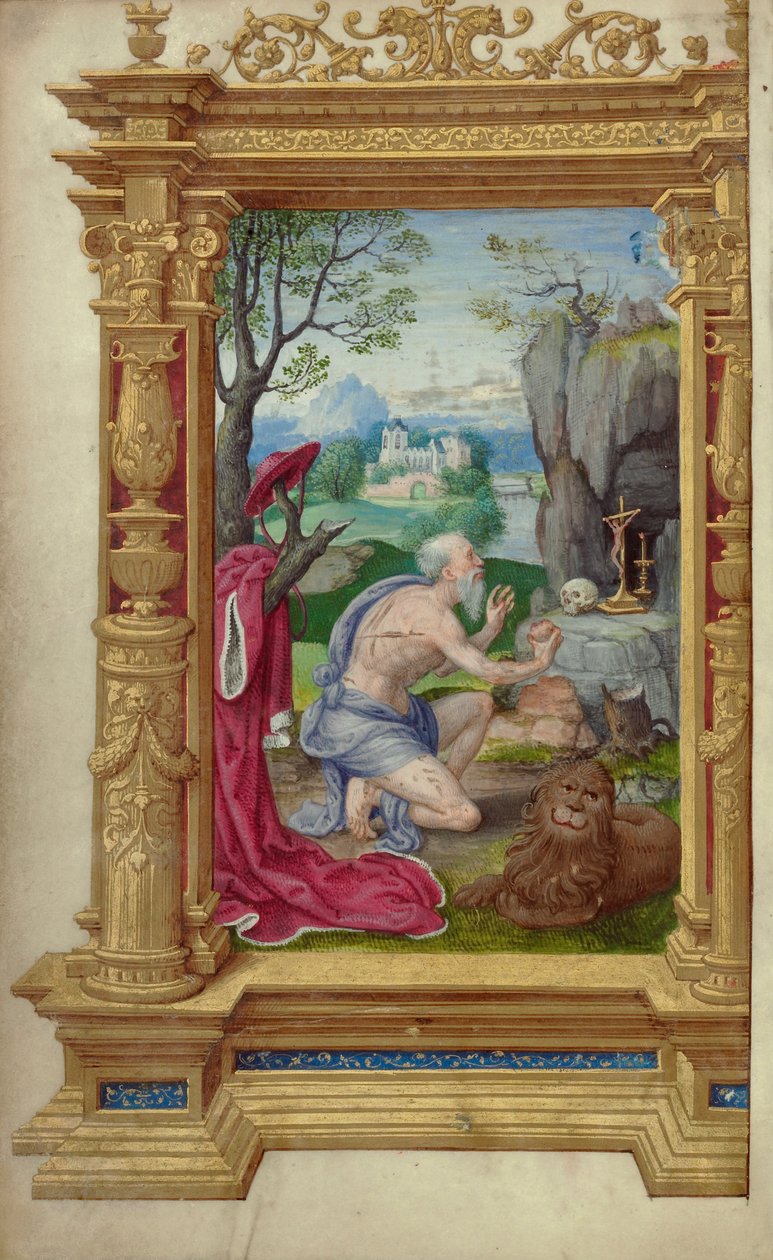 Svatý Jeroným od Master of the Getty Epistles