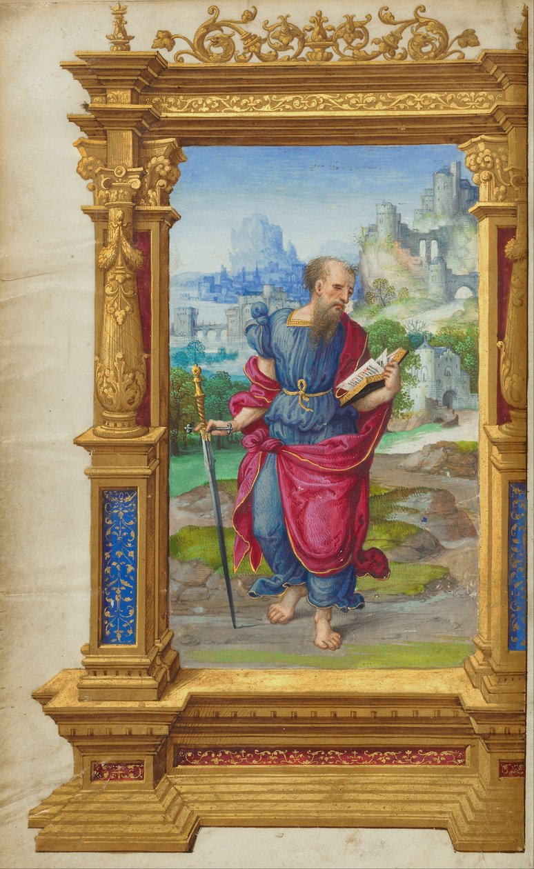Svatý Pavel od Master of the Getty Epistles