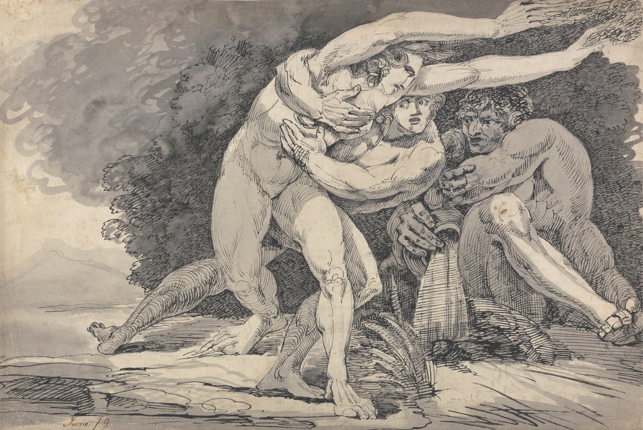 Apollo a Daphne od Master of the Giants