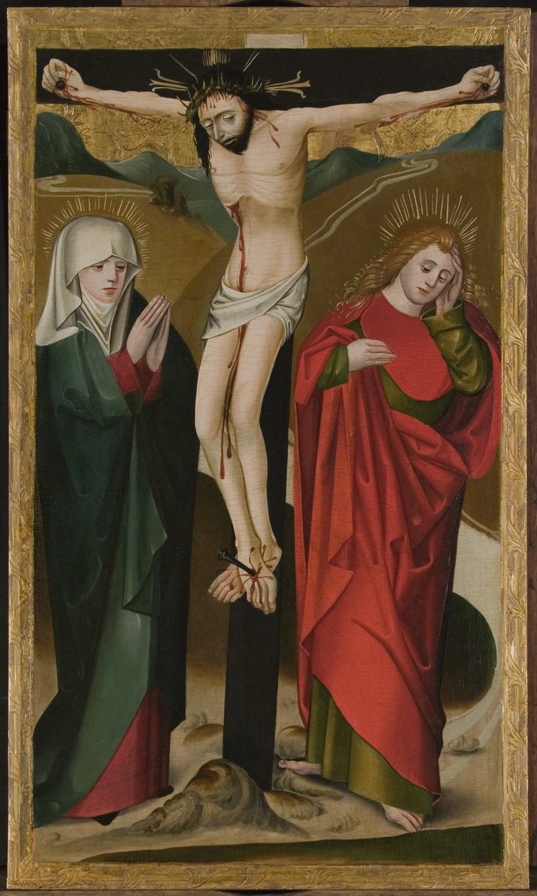 Ukřižování od Master of the Hanover Marktkirche Altar