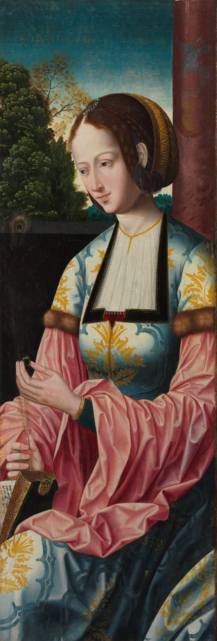 Svatá Barbora, c. 1520. od Master of the Holy Blood