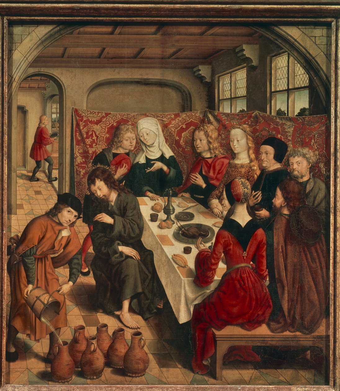 Svatba v Káně od Master of the Saint Bartholomew Altarpiece