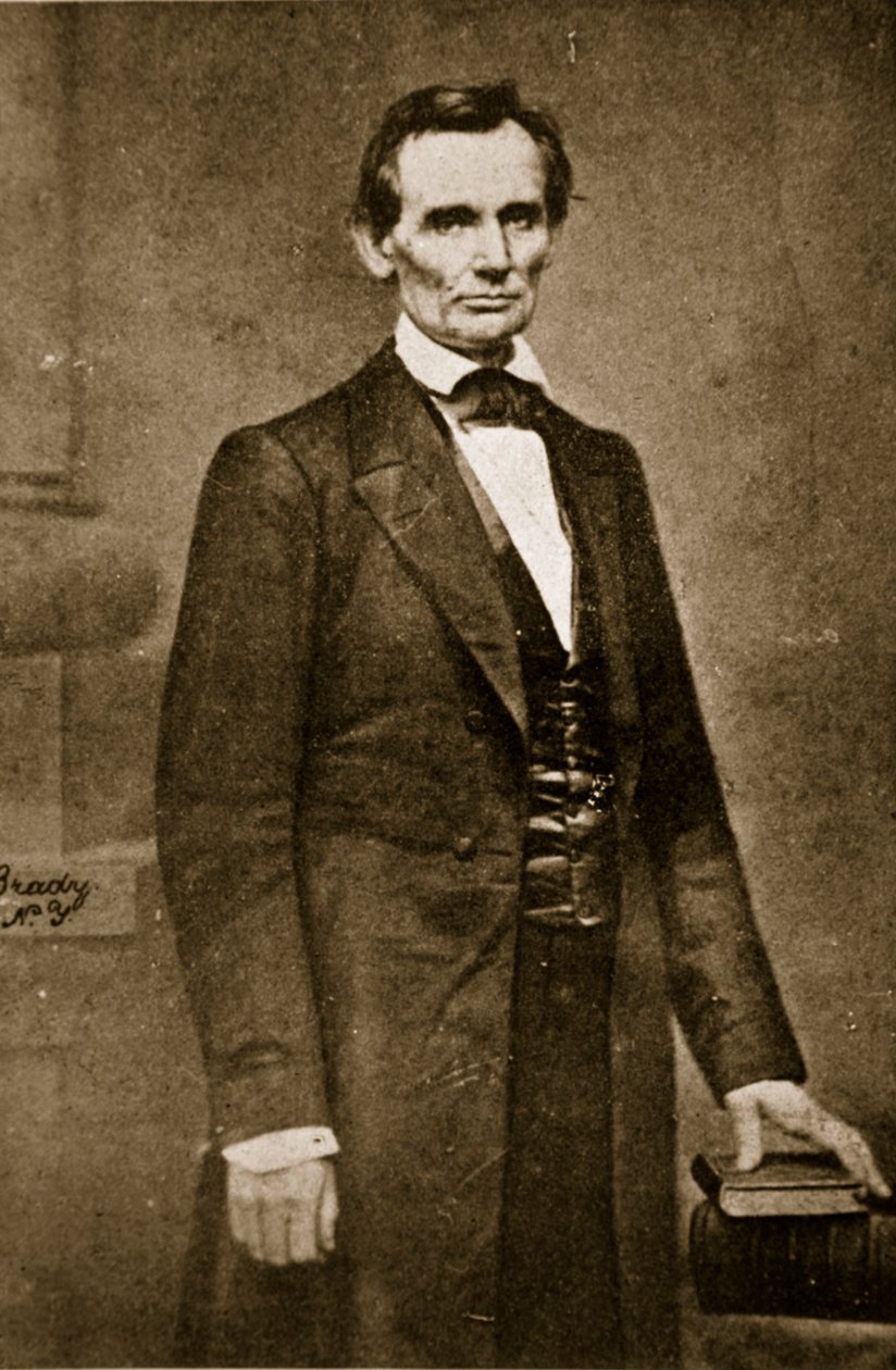Abraham Lincoln, únor 1860 od Mathew B. Brady