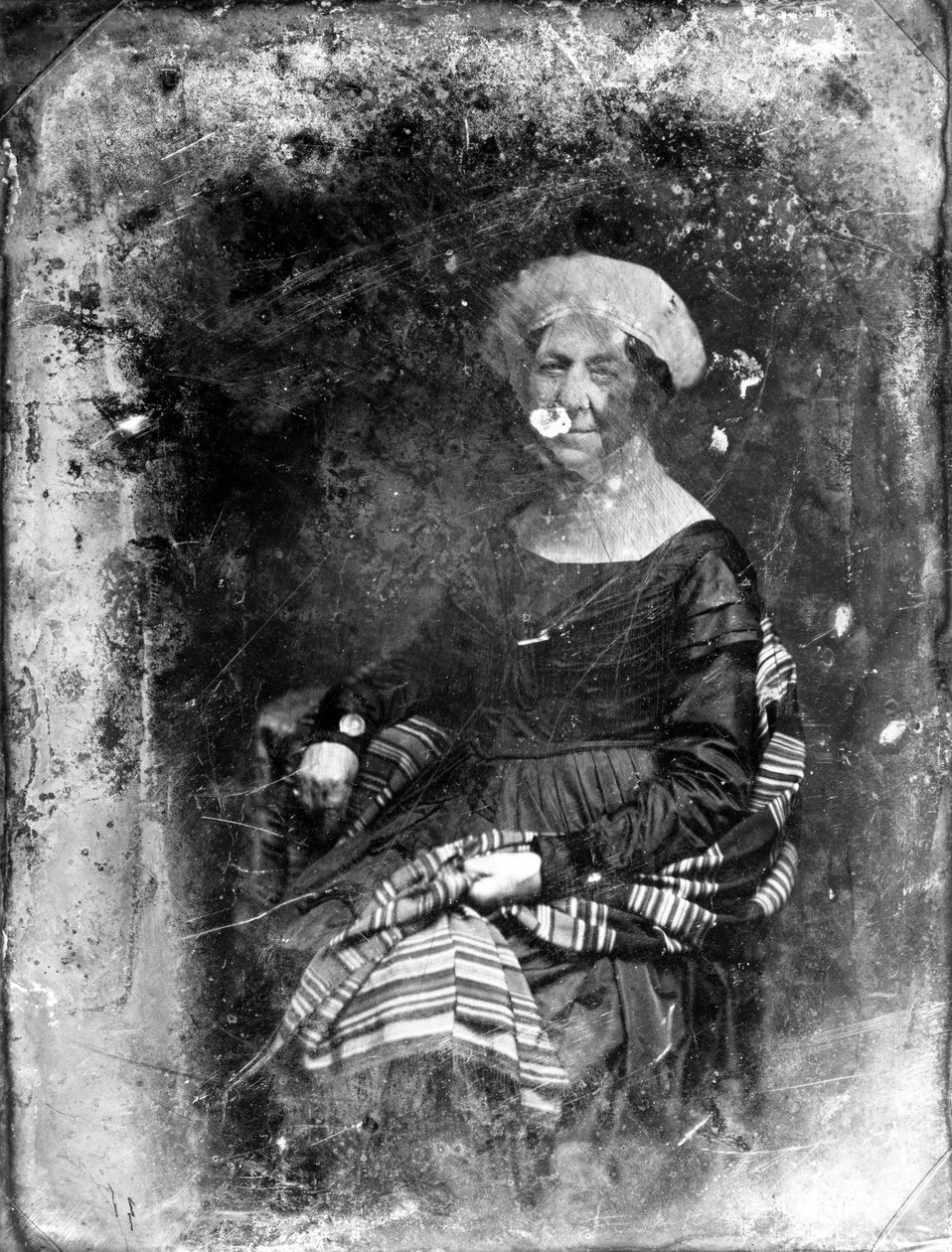 Dolley Madison, 1848 (daguerrotypie) od Mathew B. Brady