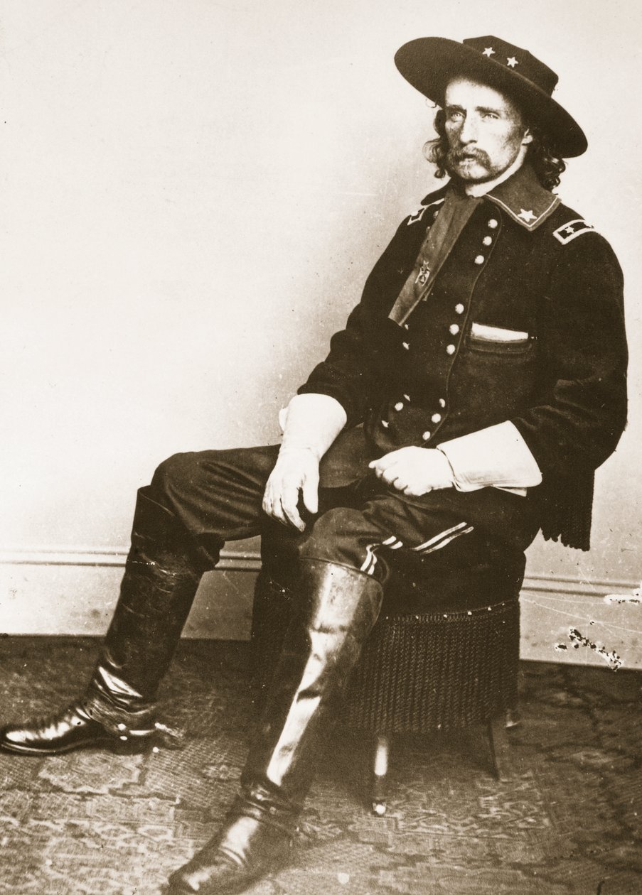 George Armstrong Custer (hlubotisk) od Mathew B. Brady