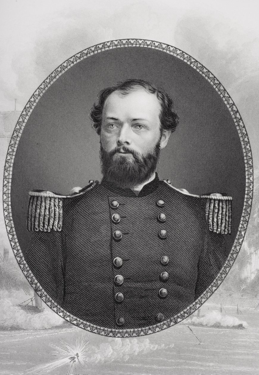 Portrét generála Quincy Adams Gillmore (1825-88) od Mathew B. Brady
