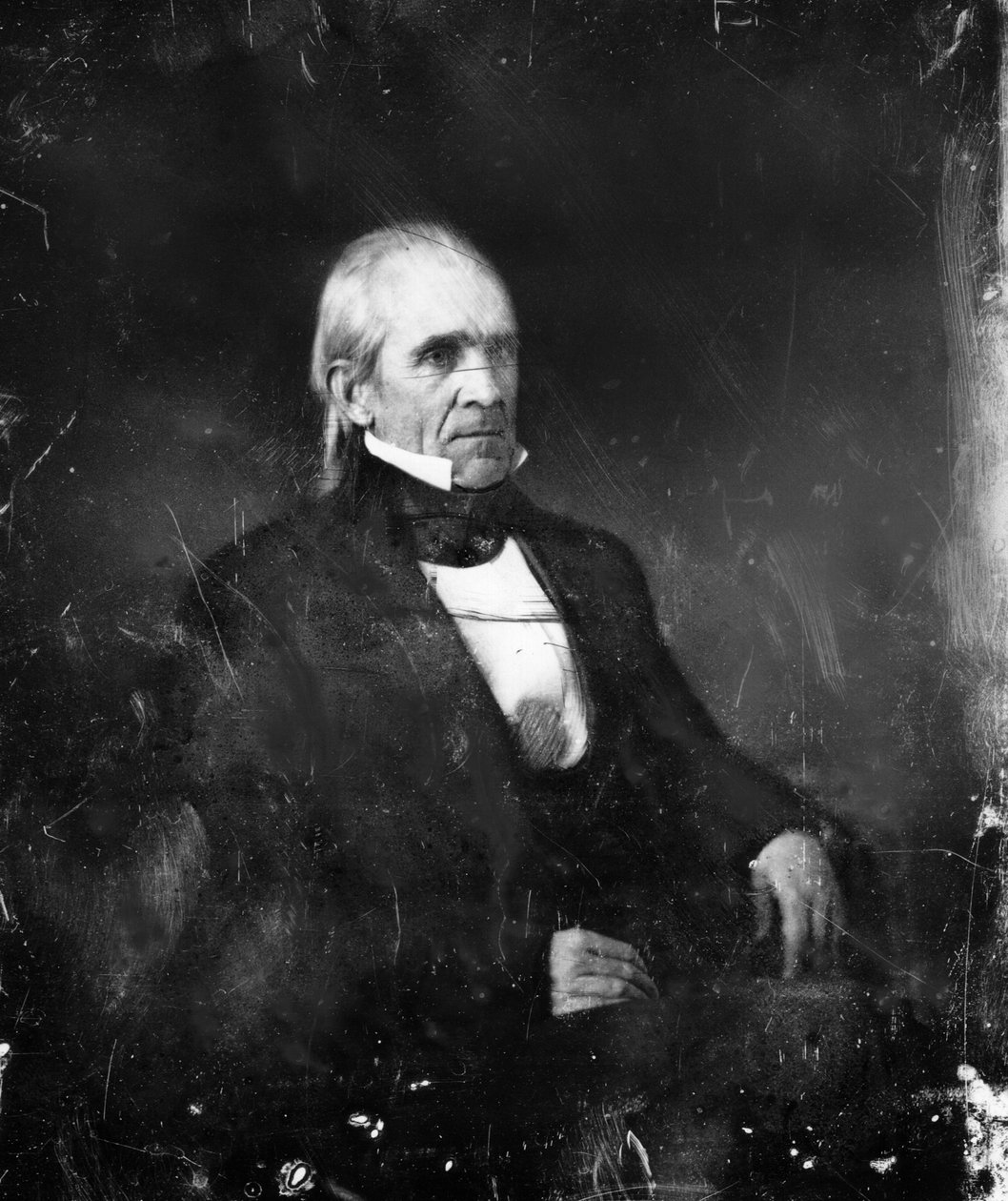 Prezident James Knox Polk (daguerrotypie) od Mathew B. Brady