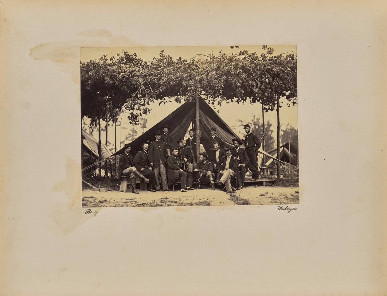 Butler a personál od Mathew B. Brady