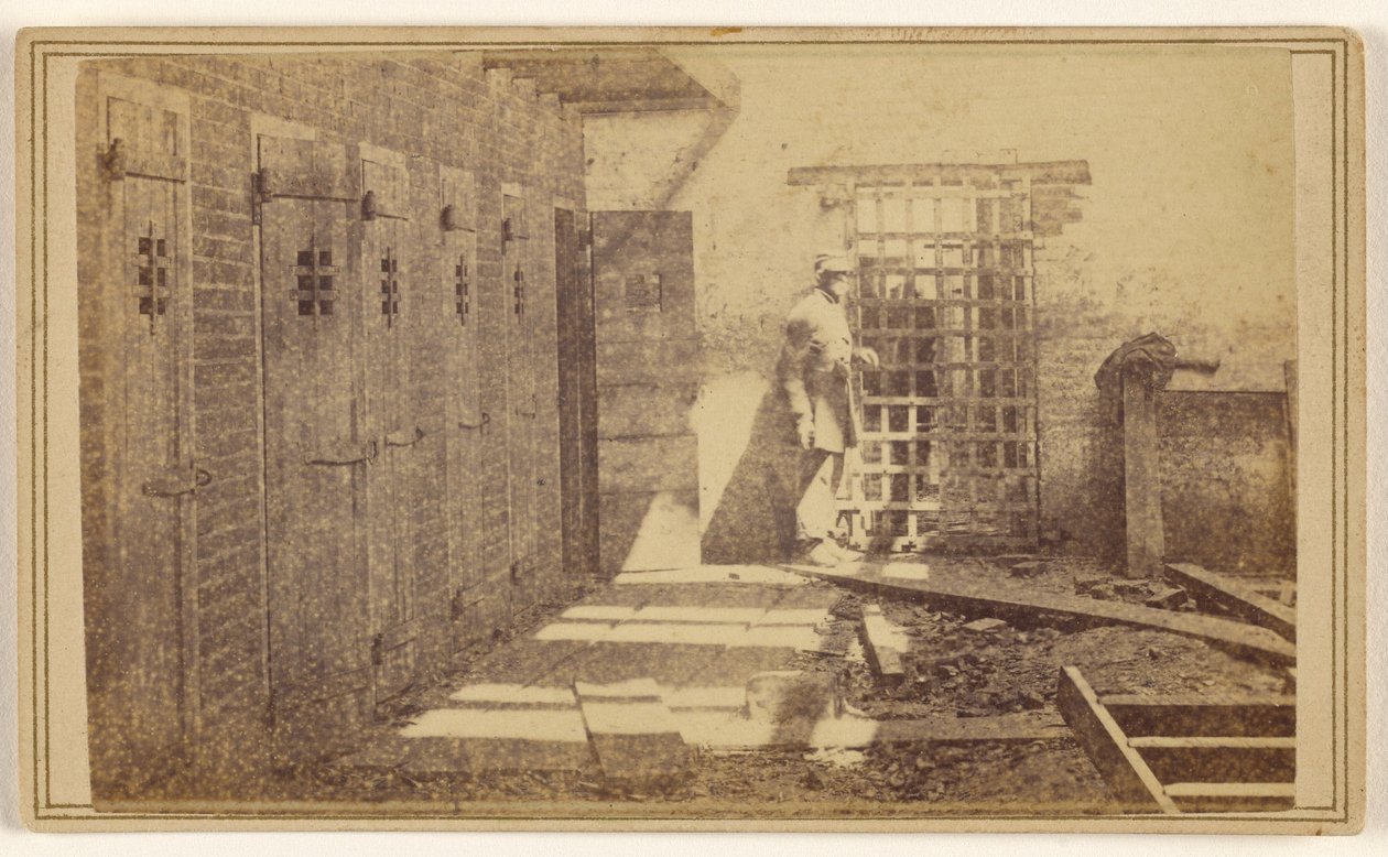 [Klece, kde byli drženi zotročení lidé] od Mathew B. Brady