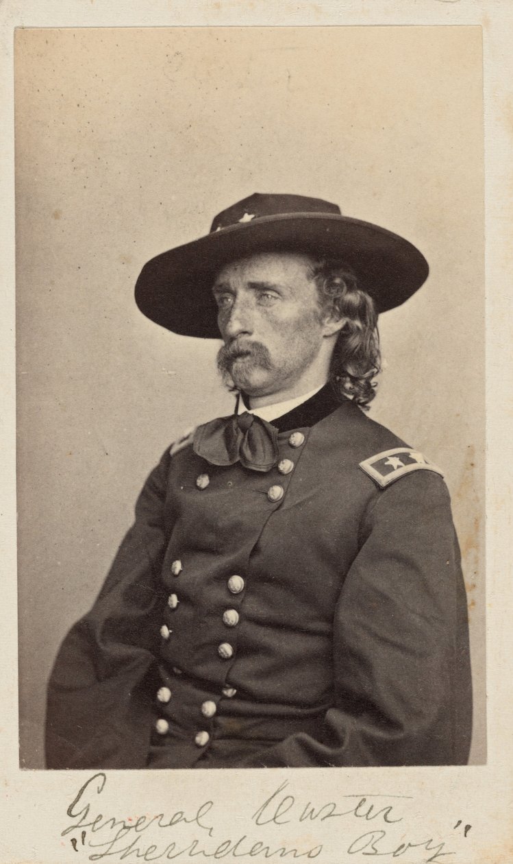 Generál George Armstrong Custer, 1865 (foto) od Mathew Brady