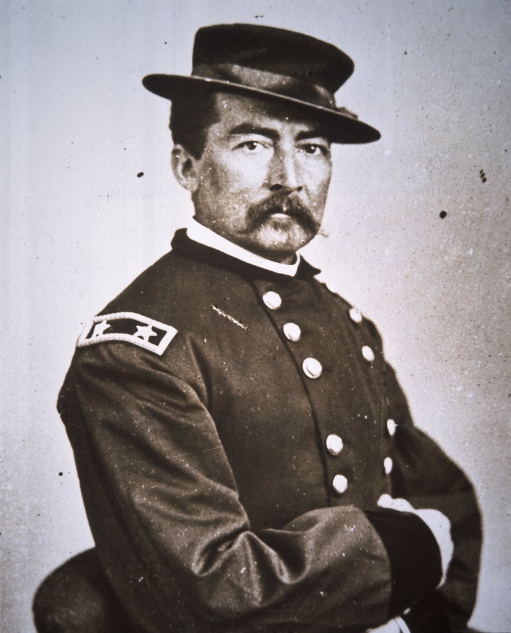 Generál Philip H. Sheridan (1831-88) (černobílá fotografie) od Mathew Brady