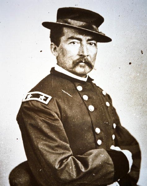 Generál Philip H. Sheridan (1831-88) (černobílá fotografie) od Mathew Brady