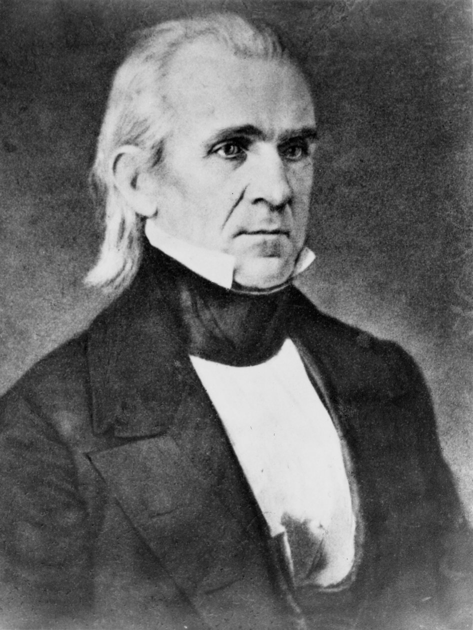 James Polk, 1849 od Mathew B. Brady