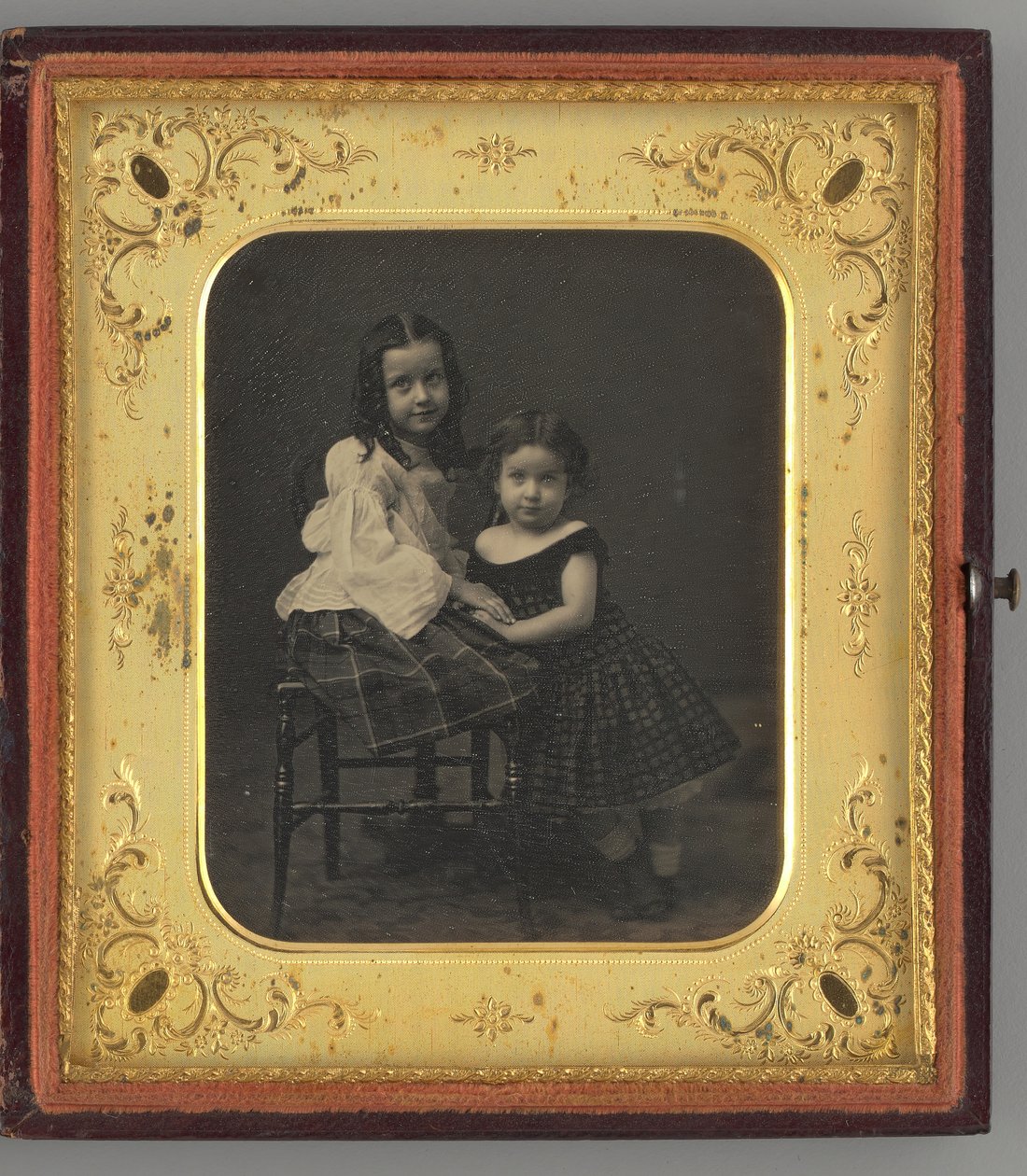 Portrét dvou dívek bez názvu, 1861. od Mathew Brady