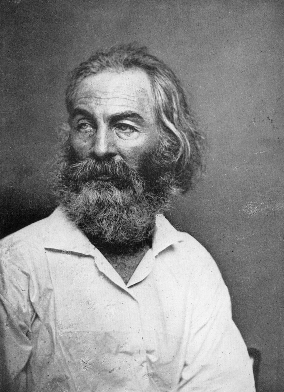 Walt Whitman 1819-1892, americký básník, c 1880s od Mathew Brady