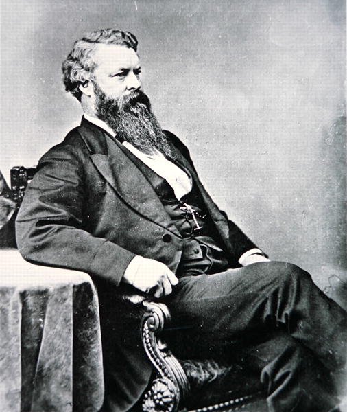 William Belknap (1829-90) 1876 (černobílá fotografie) od Mathew Brady