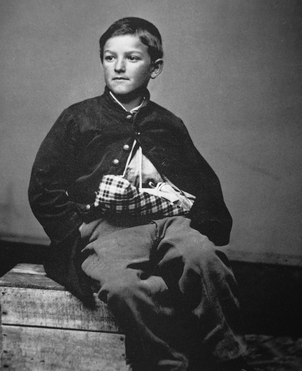 William Black, bubeník Union (b/w foto) od Mathew Brady