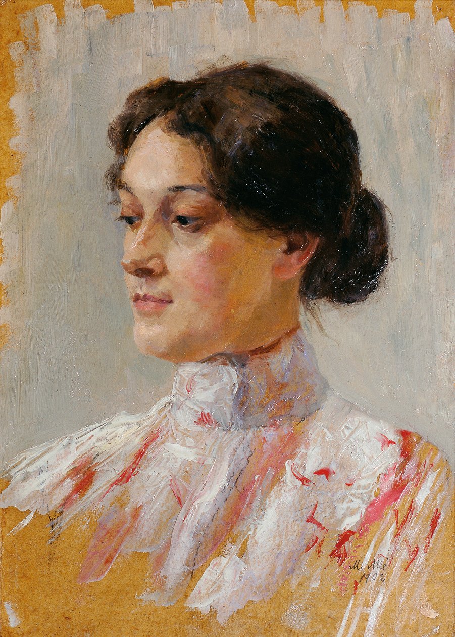 portrét dívky od Mathilde Sitta Allé