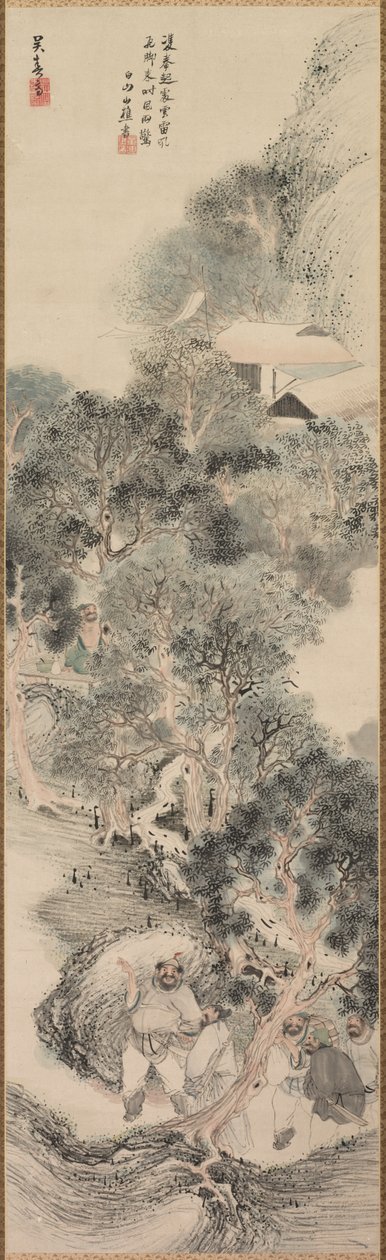 Water Margin Bandits, konec 1700-začátek 1800. od Matsumura Goshun