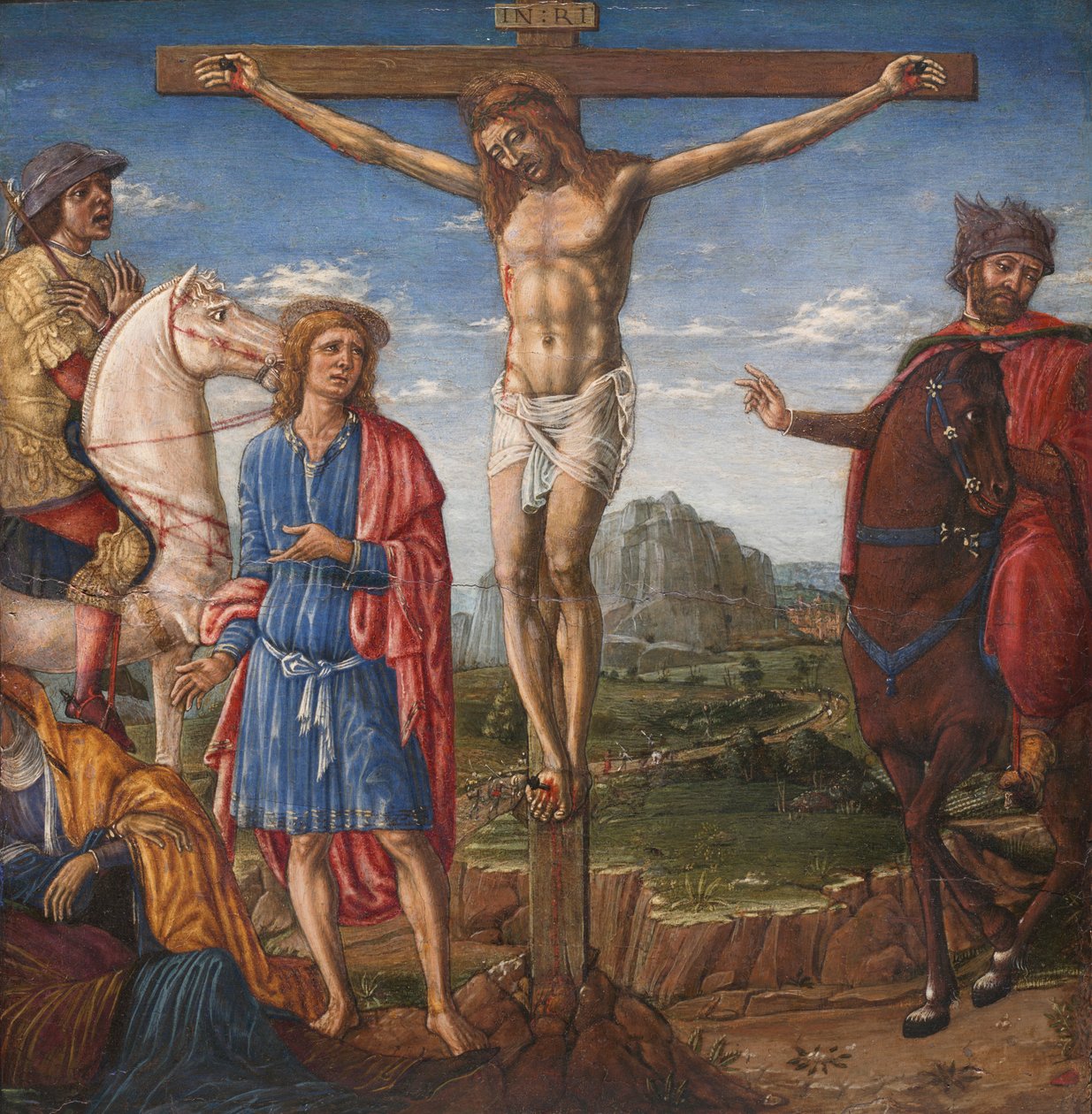 Ukřižování, 70. léta 14. století. od Matteo di Giovanni
