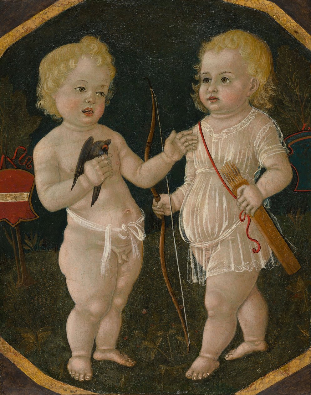 Dva Putti od Matteo di Giovanni
