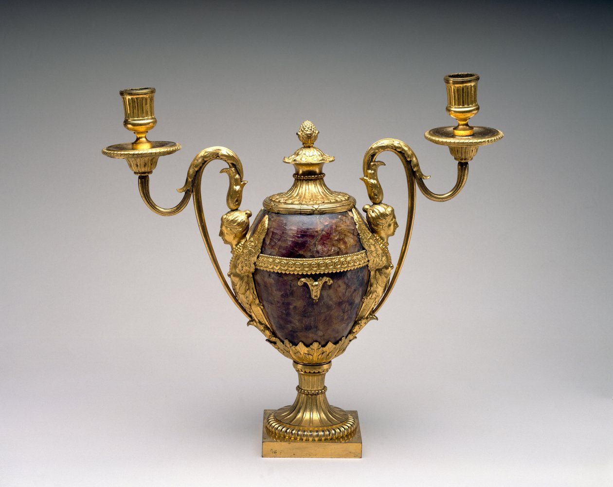Candelabrum, c.1772 (blue john & ormolu) od Matthew Boulton