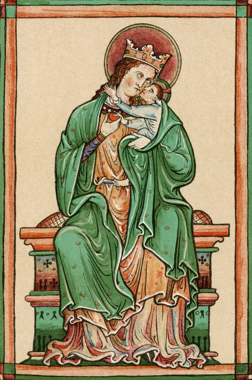 Panna a dítě (viz také 310899) od Matthew Paris