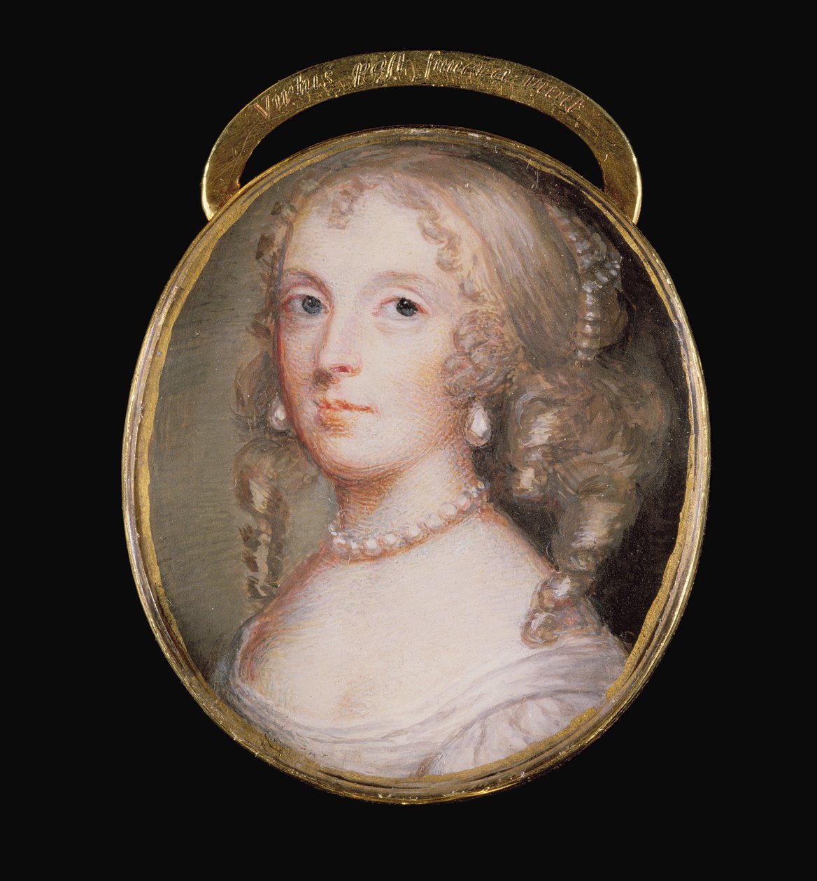 Susannah, Lady Dormer, kolem 1662 (wc na pergamenu) od Matthew Snelling
