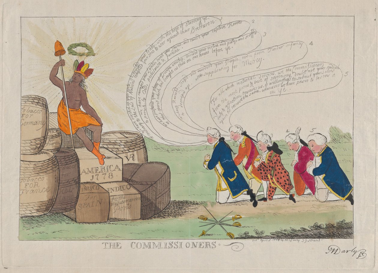 Komisaři, 1. dubna 1778. od Matthew Darly