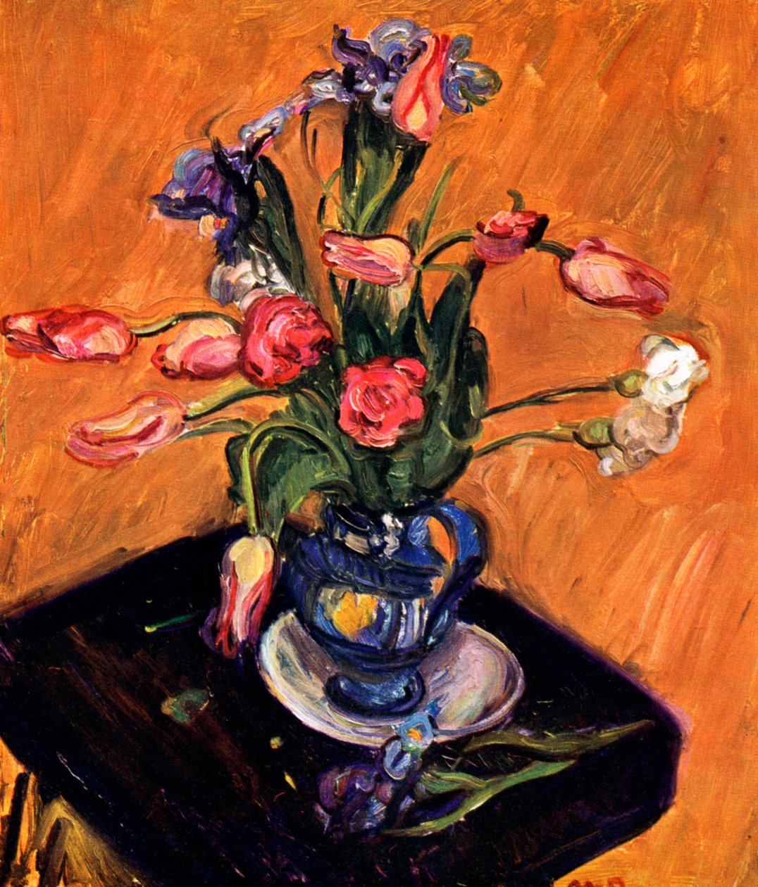 Tulipán a kosatec, 1929 od Matthew Smith