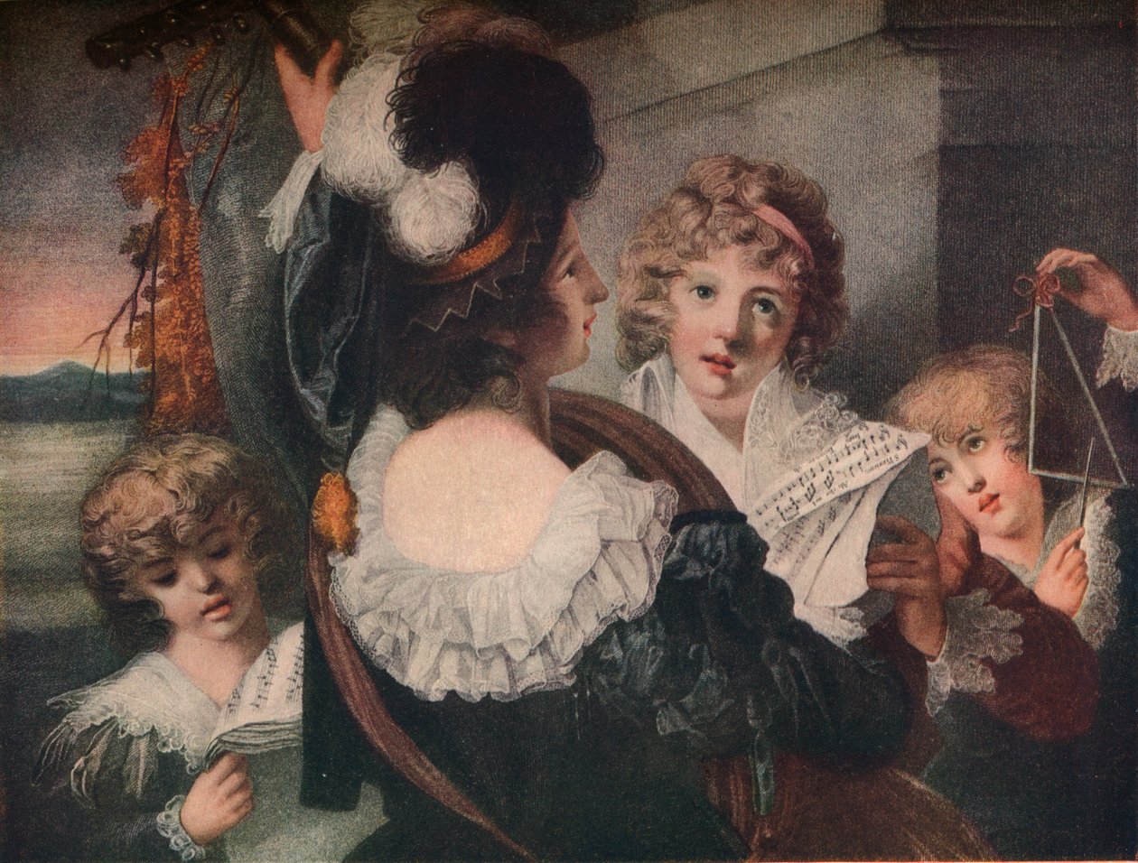 "The Charmers", 1796, 1911 od Matthew William Peters