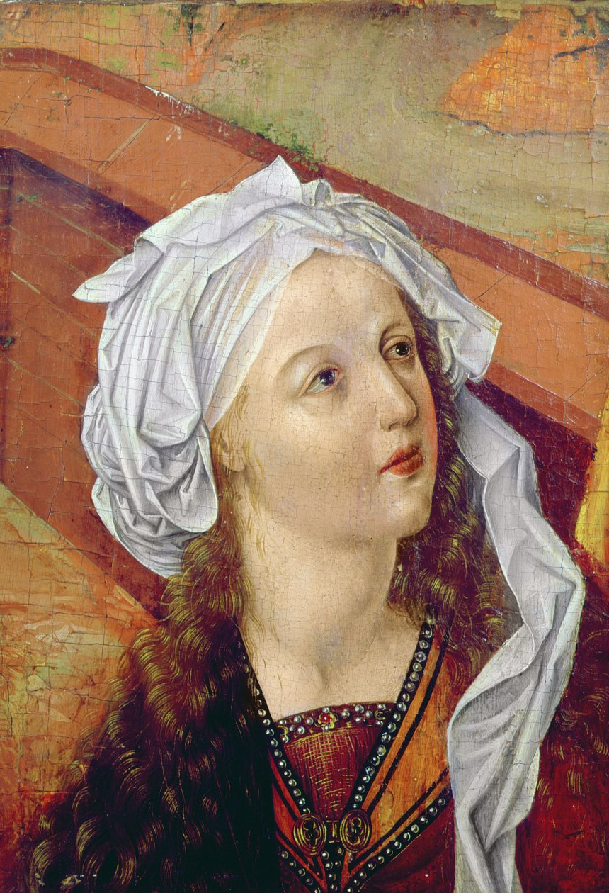Saint Mary-Magdalene, c.1479 (olej na dřevě) od Matthias Grünewald