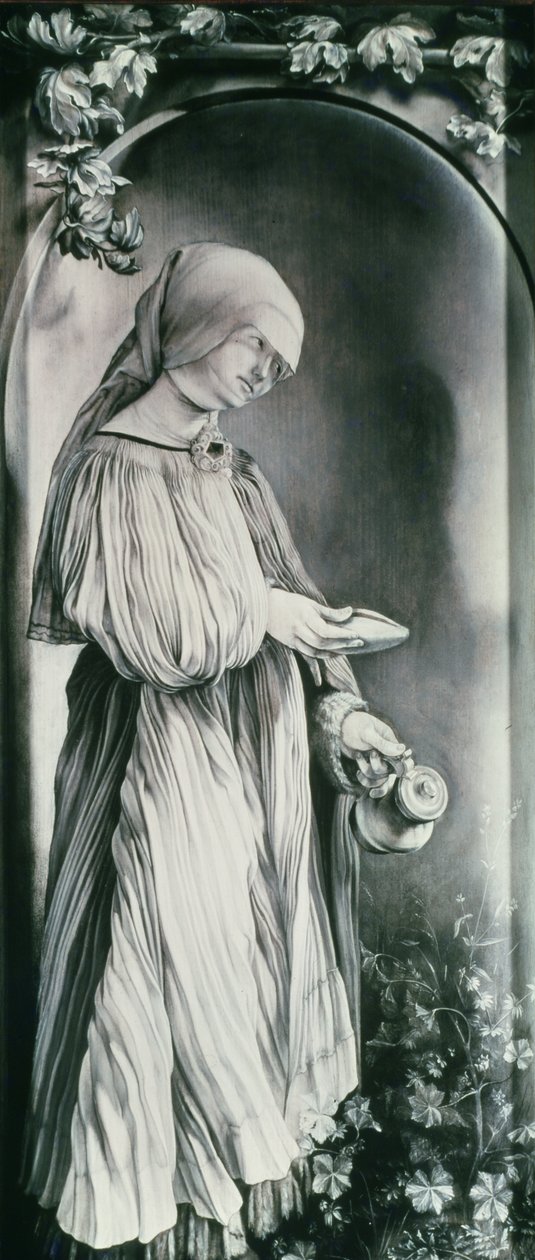 Svatá Alžběta (grisaille) od Matthias Grünewald