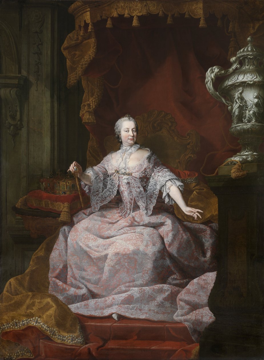 Portrét císařovny Marie Terezie od Matthias de Visch  