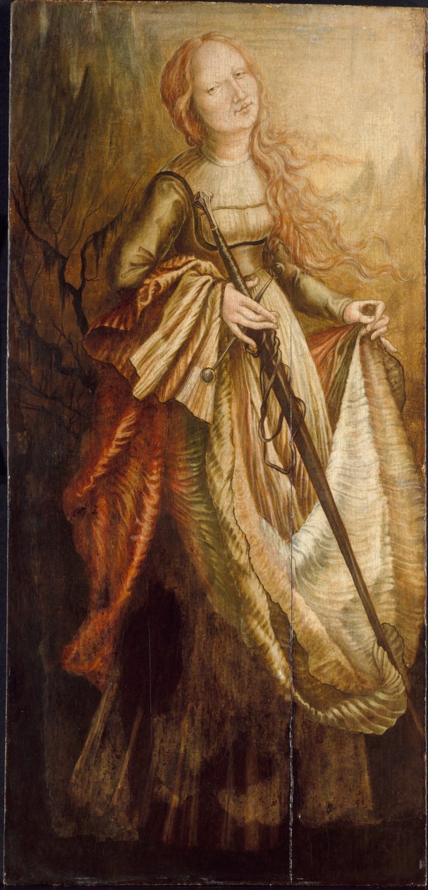 Svatá Kateřina, počátek 70. let 20. století. od Matthias Grünewald