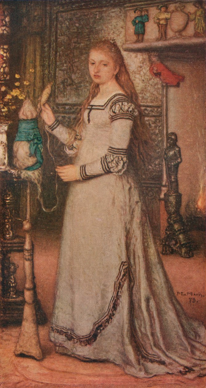 Dívka s distaffem, c1873 od Matthijs Maris