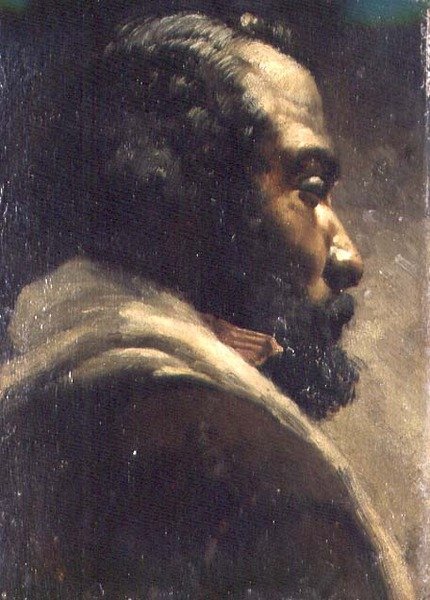 Hlava černocha (panel) od Matthijs Maris